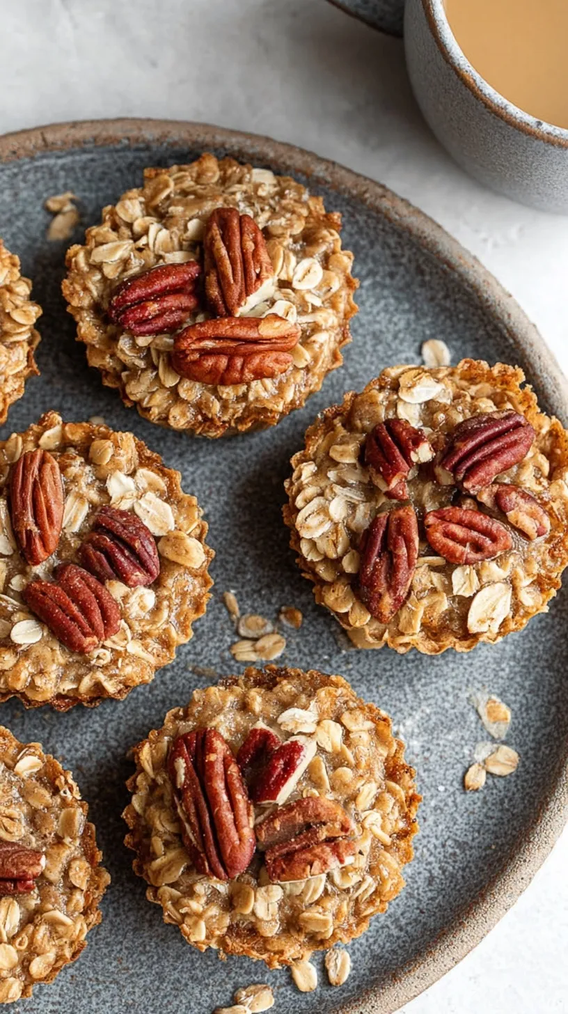 A tray of golden brown chai baked oatmeal cups on a cooling rack with a dusting of cinnamon.