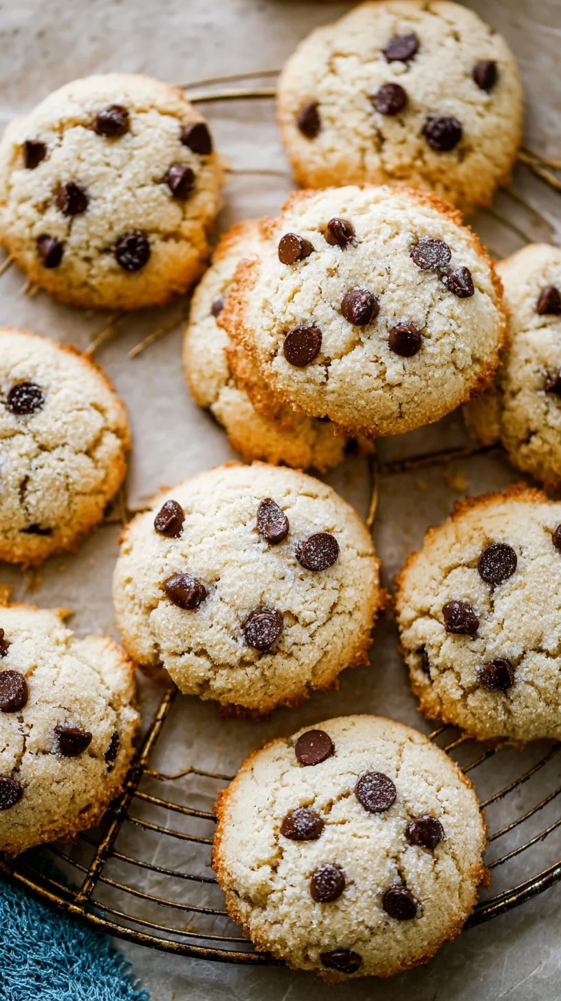 A plate of soft, golden-edged cottage cheese cookies on a white linen napkin.