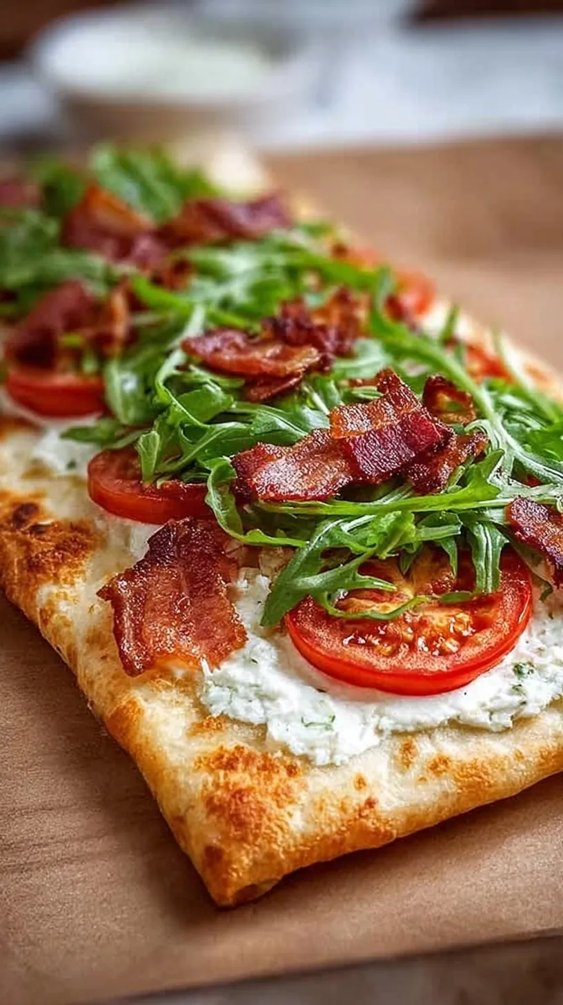 A golden brown, flexible cottage cheese wrap filled with fresh greens and vegetables on a clean white plate.