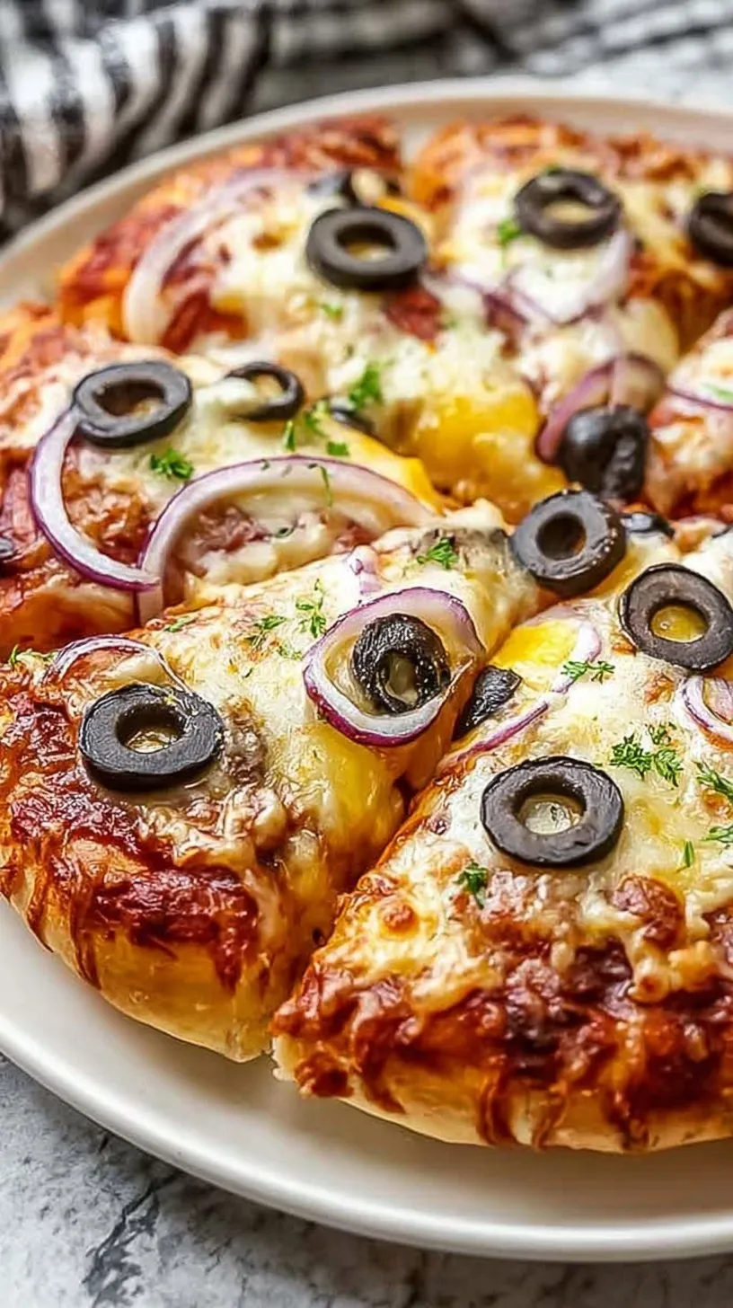 A fresh pizza crust made from Greek yogurt dough on a floured wooden surface