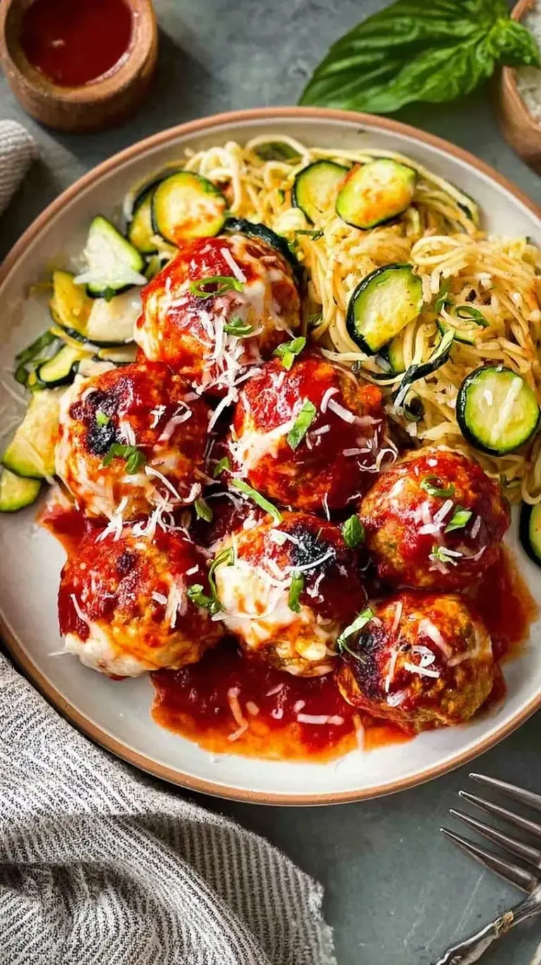Golden brown turkey ricotta meatballs arranged on a baking sheet with fresh parsley