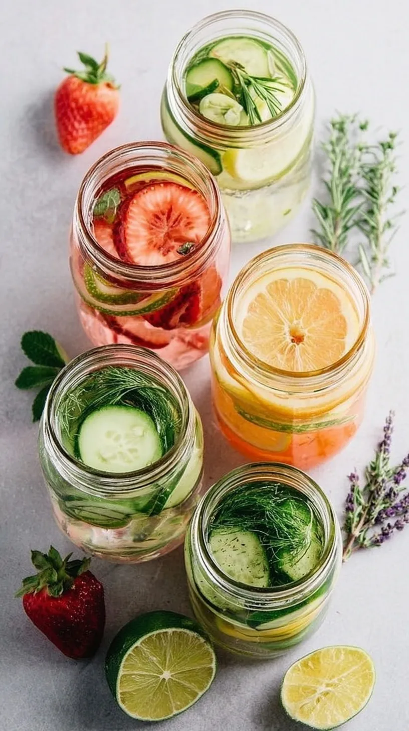 A glass pitcher filled with cucumber slices, fresh mint leaves, and lemon rounds in clear water.