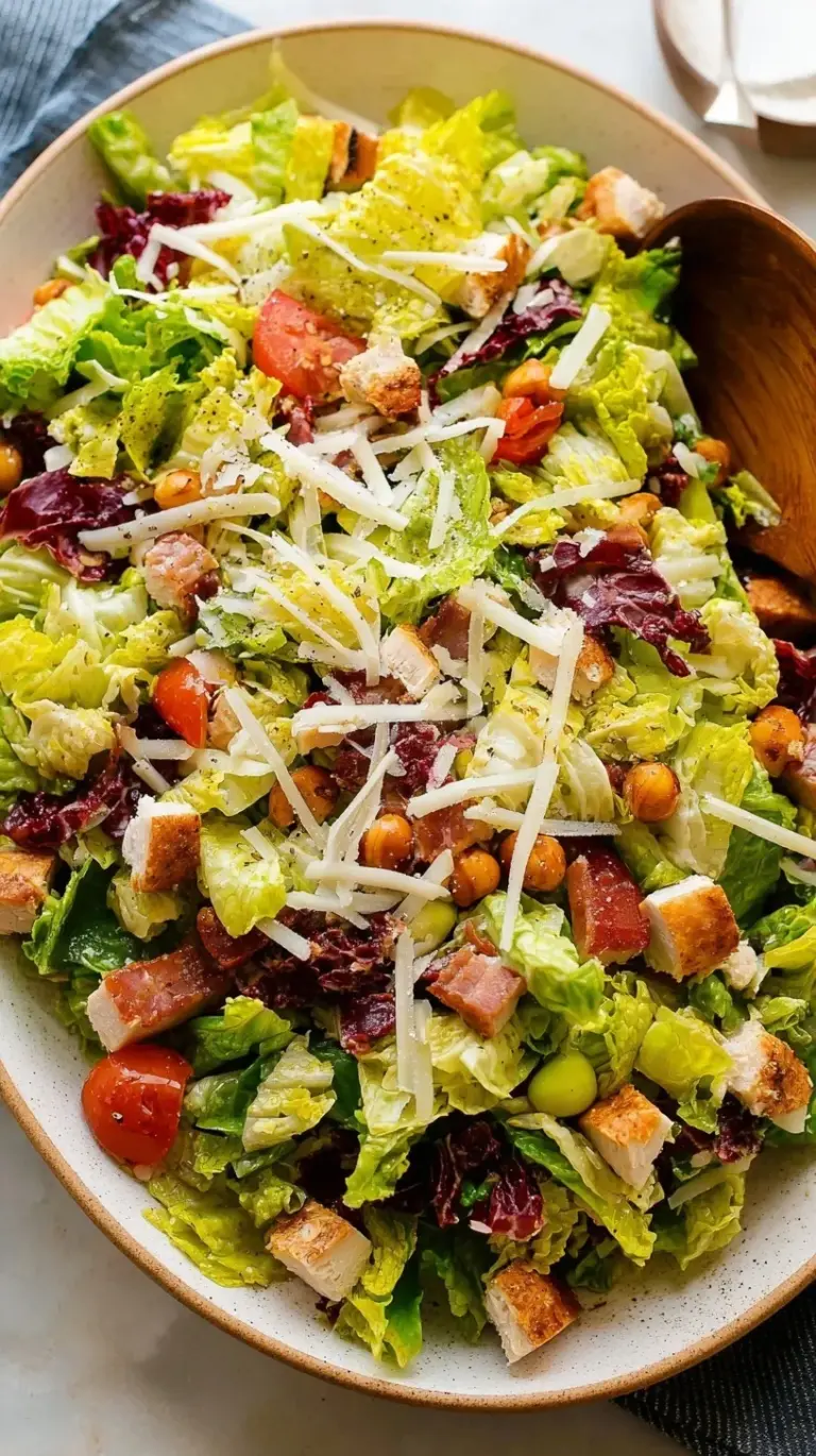 A vibrant bowl of Jennifer Aniston Salad with bulgur, chickpeas, cucumber, and feta.